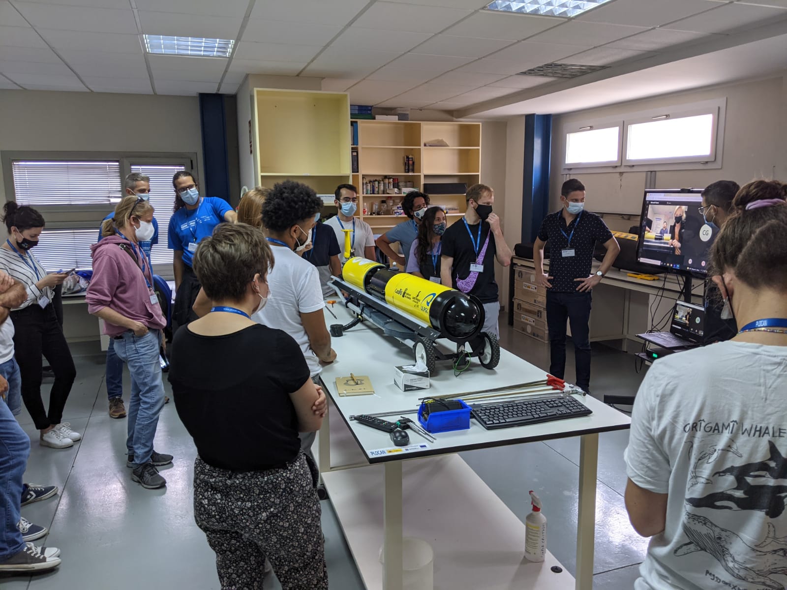 One week training in ocean gliders and remotely controlled vehicles in